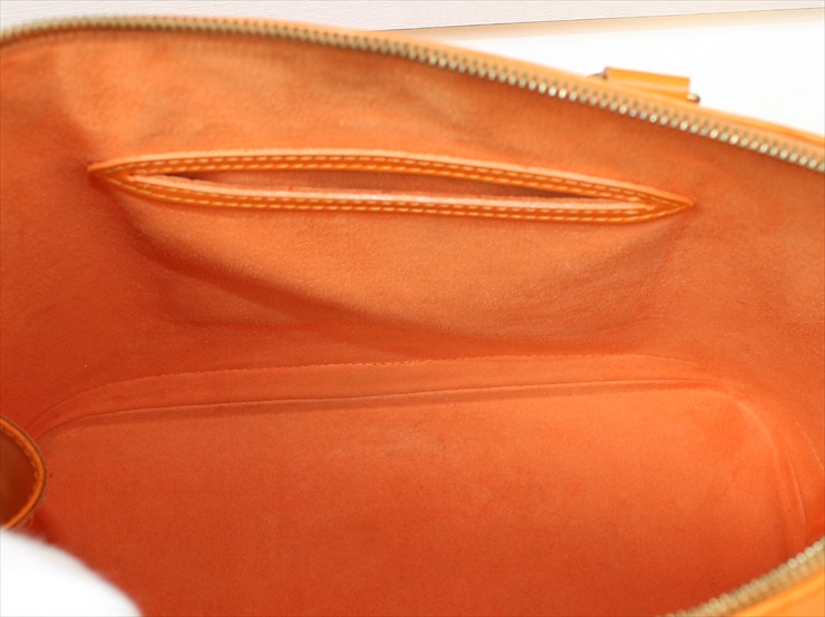 LOUIS VUITTON ALMA Epi Mandarin Orange Handbag No.1127-e
