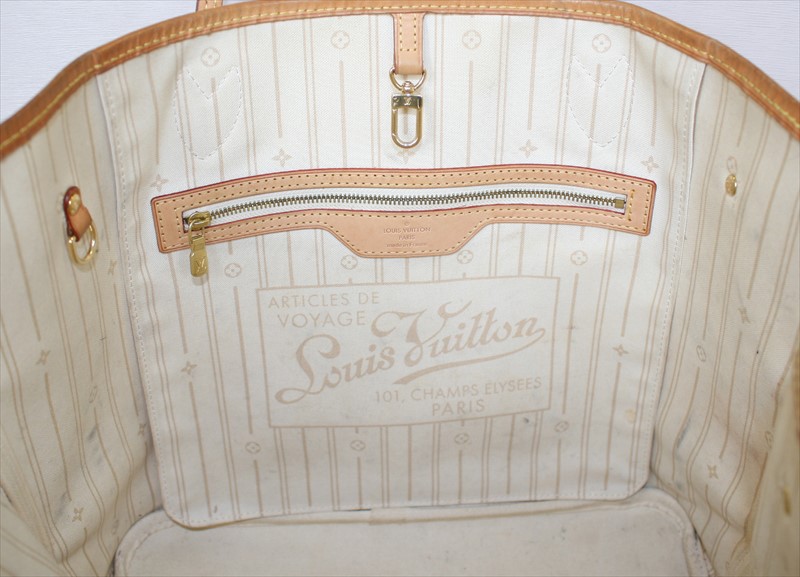 NEVERFULL MM Damier Azur