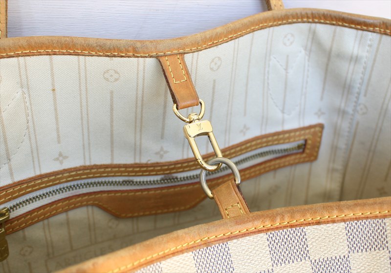 NEVERFULL MM Damier Azur
