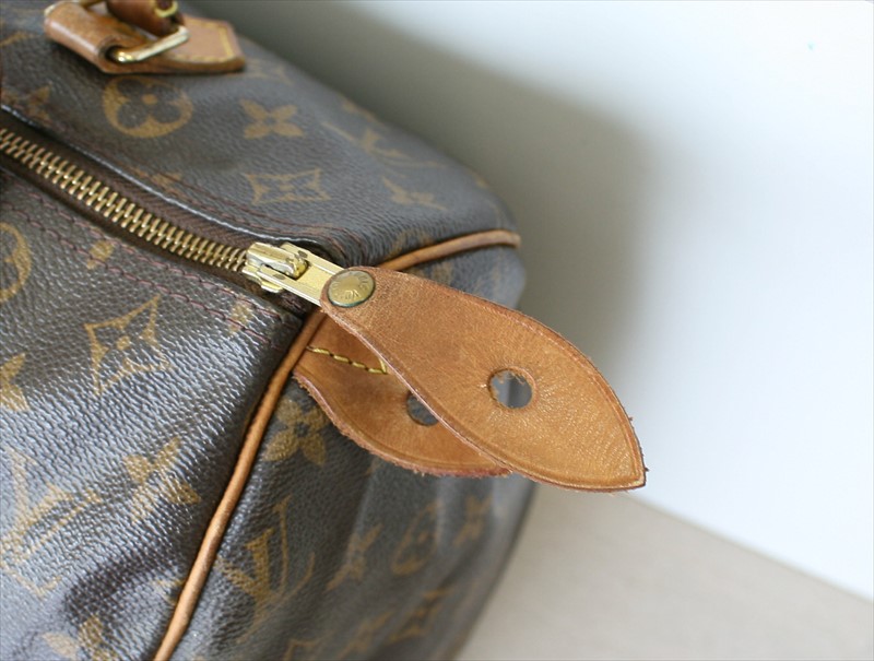 FWRD Renew Louis Vuitton Speedy Monogram Graphite 30 Handbag in Brown