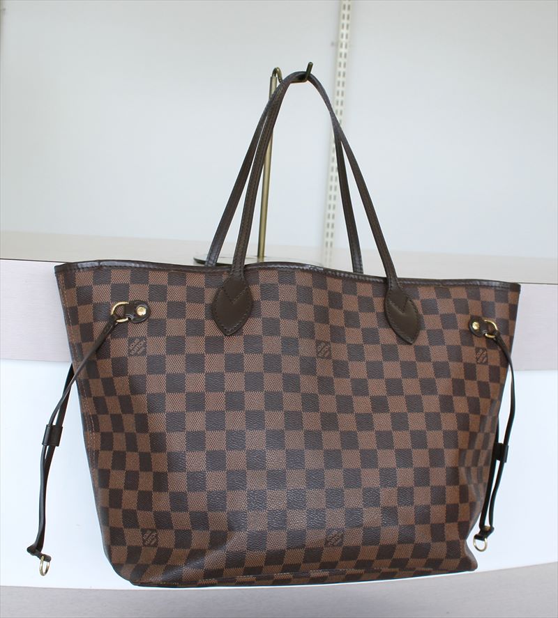 LOUIS VUITTON NEVERFULL MM Damier Ebene Tote bag No.1144