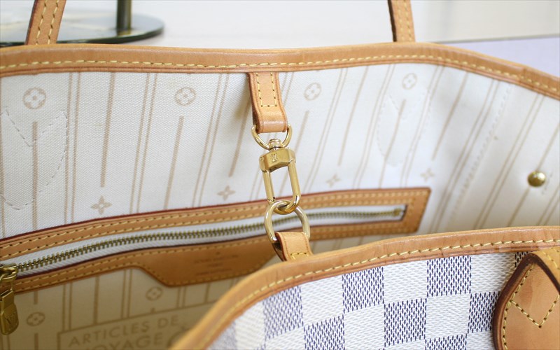 NEVERFULL MM Damier Azur