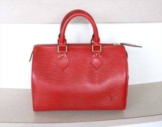 LOUIS VUITTON SPEEDY 30 Epi Red