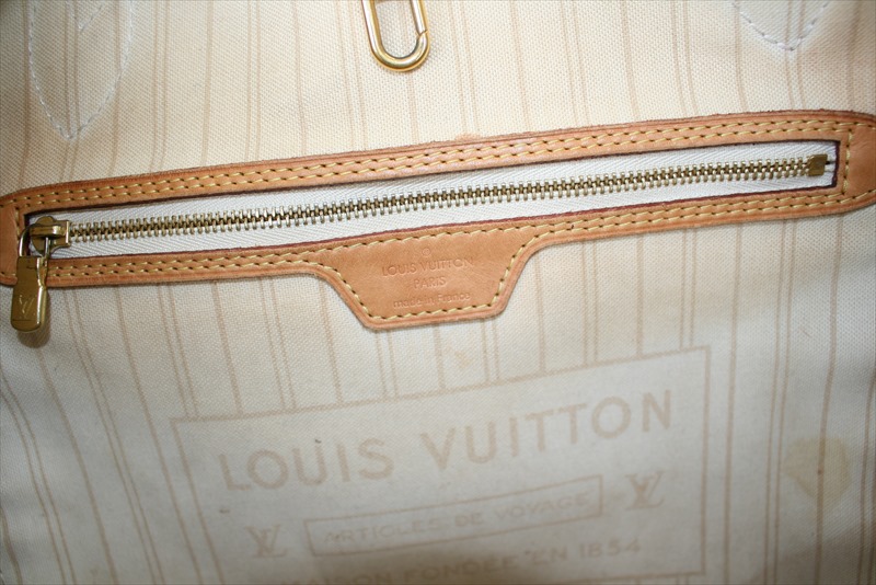 LOUIS VUITTON NEVERFULL MM Damier Azur Tote bag No.1184-e