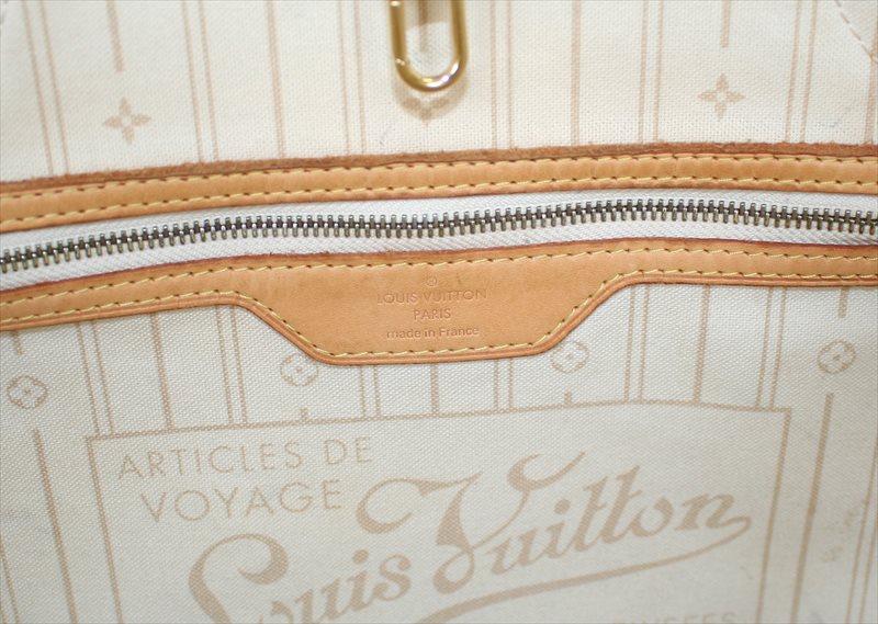 LOUIS VUITTON NEVERFULL MM Damier Azur Tote bag No.1198-e