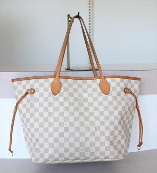 NEVERFULL MM Damier Azur