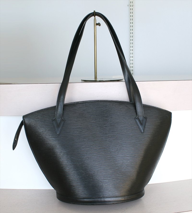 Louis Vuitton Black Epi Leather Saint Jacques Short Strap PM Bag