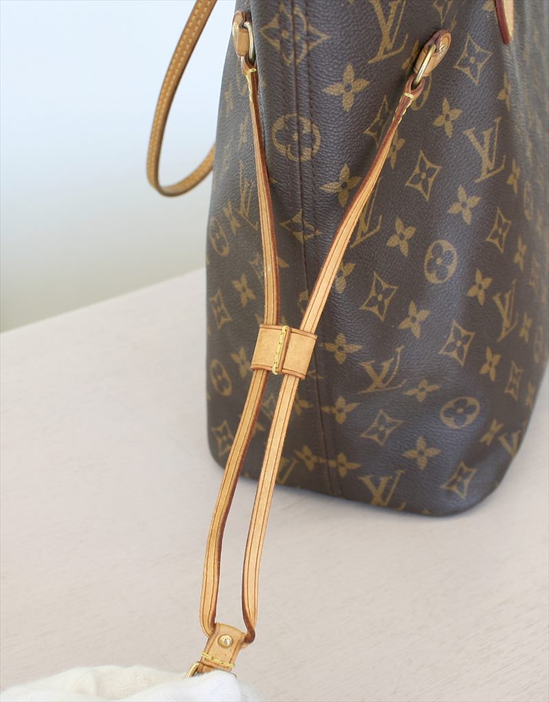 Louis Vuitton Neverfull MM Tote Bag Printed And Embossed Grained Leath –  EliteLaza