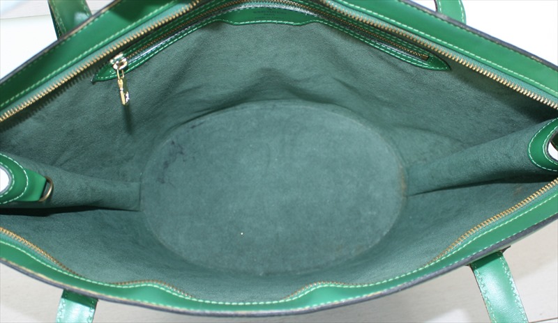 Louis Vuitton Green Epi Leather Saint Jacques Bag ○ Labellov