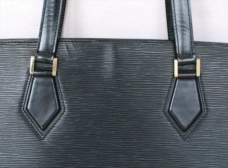 Louis Vuitton Vintage Louis Vuitton Duplex Black Epi Leather Shoulder