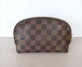 LOUIS VUITTON Pochette Cosmetic PM Pouch Damier Azur No.1331-e