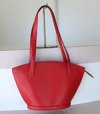 LOUIS VUITTON SAINT JACQUES PM Epi red shoulder bag