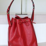 LOUIS VUITTON NOE EPI Red Shoulder Bag