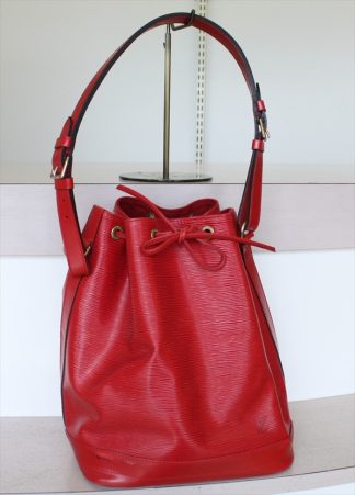 LOUIS VUITTON NOE EPI Red Shoulder Bag