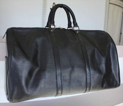 LOUIS VUITTON KEEPALL 50 Epi black Travel Bag