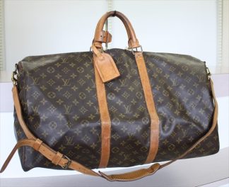 LOUIS VUITTON Keepall Bandouliere 55 Monogram Travel Bag