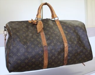 LOUIS VUITTON Keepall Bandouliere 55 Monogram Travel Bag