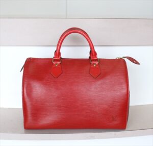 LOUIS VUITTON SPEEDY 30 Epi Red