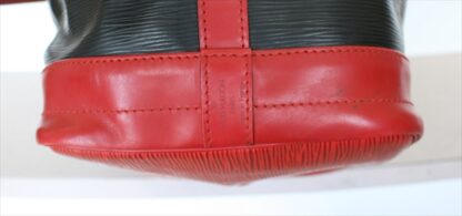 LOUIS VUITTON NOE EPI Black Red Bi-color