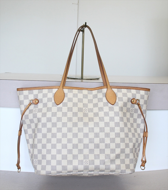 IMG_4138_R LOUIS VUITTON NEVERFULL MM Damier Azur N51107