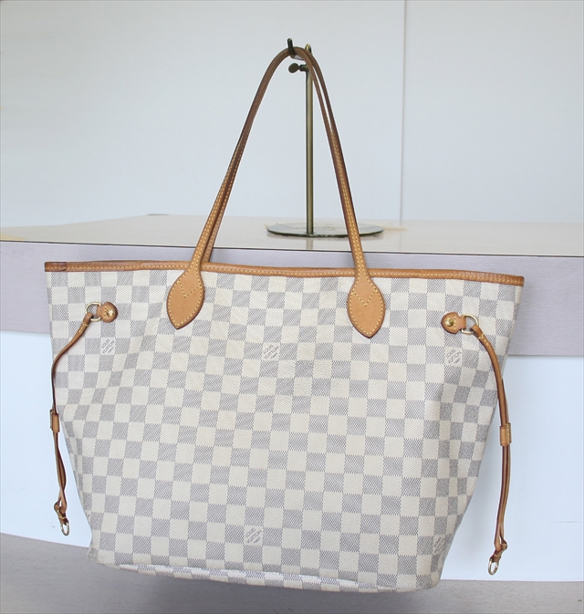 IMG_4143_R LOUIS VUITTON NEVERFULL MM Damier Azur N51107