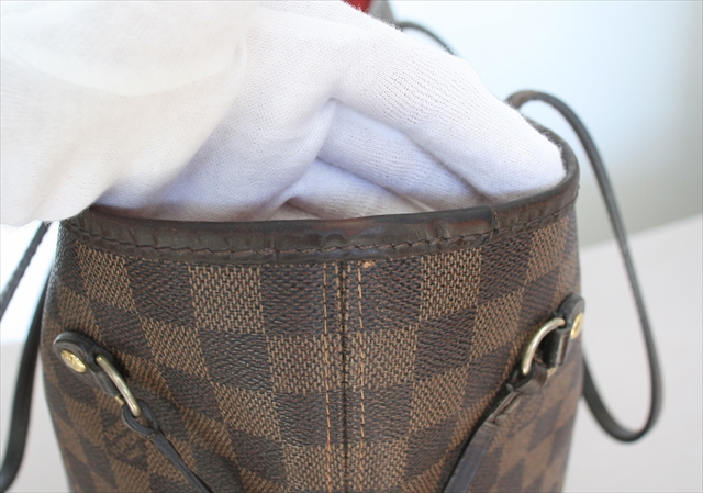 LOUIS VUITTON NEVERFULL MM Damier Ebene N51105
